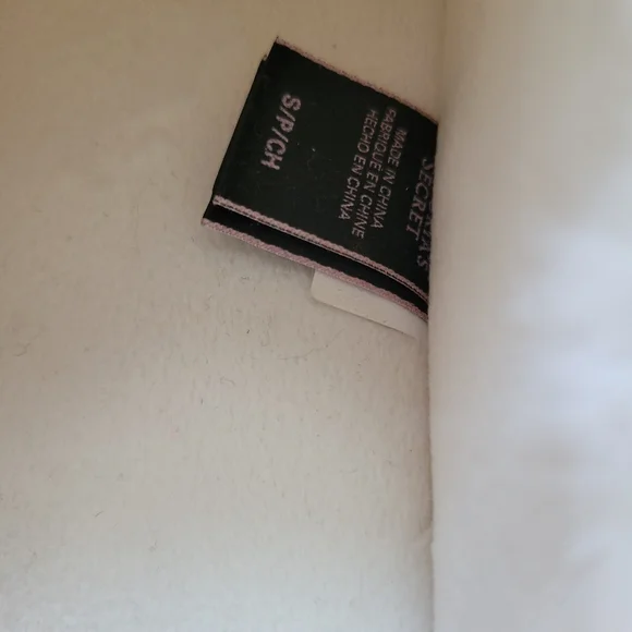 Victorias Secret White Fur Slippers Size Small - Picture 4 of 5